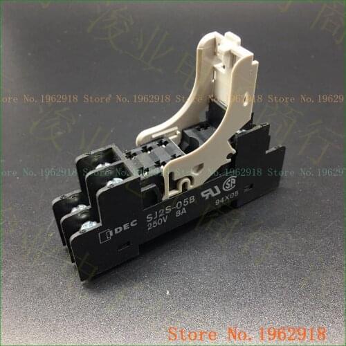 And Relay base SJ2S-05B and Relay base RJ2S-CL-D24 and Relay base