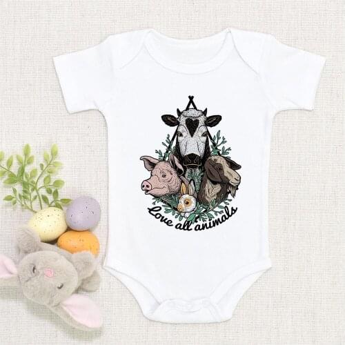 Baby Girl Bodysuits Vegan Printed France Fashion Streetwear Newborn Onesie Soft Cute Baby Girls Boys Clothes Childrens Clothing