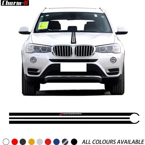 Car Hood Sticker M Performance Engine Cover Bonnet Decal For BMW X3 G01