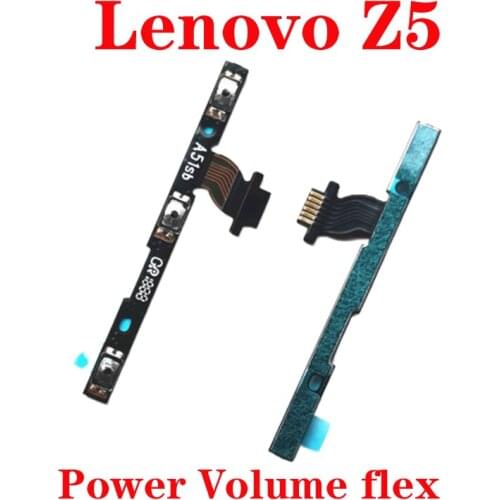 New Power ON OFF Mute Switch Control Key Volume Button Flex Cable For Lenovo Z5