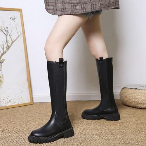 New Luxury Chelsea Boots Women Ankle Boots Chunky Winter Shoes Platform Ankle Boots Slip on Chunky Heel BV Boot Brand Designer
