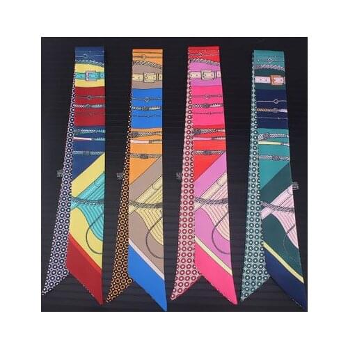 90*5cm New Fashion All-match Leather Belt Rope Tie Bag Handle Small Scarf Ribbon Scarf Package Belt Womens Neckerchief