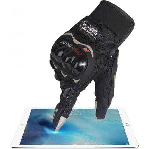 Touch Function Motorcycle Gloves Summer Breathable Mesh Moto Gloves Motorbike Gloves Motocross Off-Road Racing Gloves