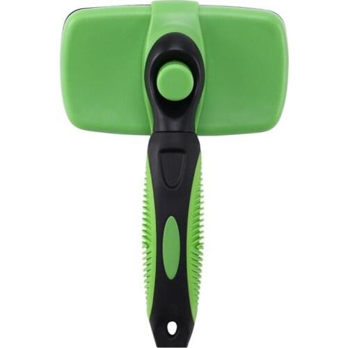 Pet Grooming Brush Comb Dog Self Cleaning Brush for Small Large Dog Cat Short Long Hair Shedding