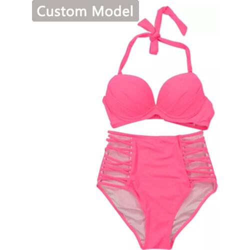 S201 womens Bra and Briefs Swimsuit Sexy Letters Bra Swimsuit Bikini Brazilian Beach Bathing Suit Briefs Swimming Set