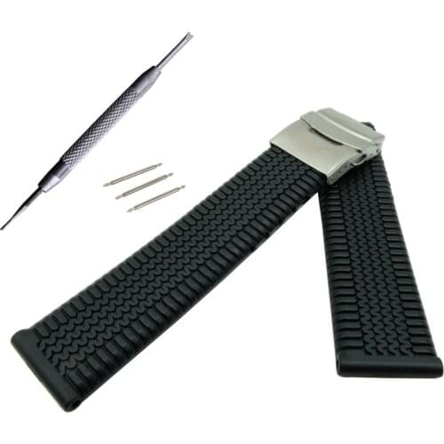 20mm 22mm Silicone Watchband for Samsung Gear S3 Classic /Frontier Watch Band sports Strap For Timex Seiko Replacement Bracelet