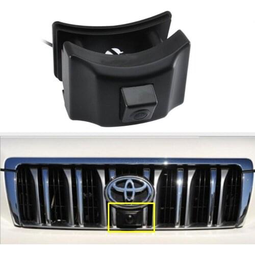 JanDeNing Car Vehicle Front View Logo Embeded Camera for Toyota Waterproof Wide Degree