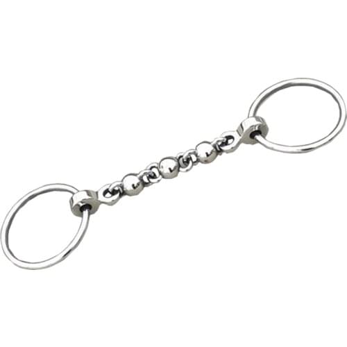 Stainless Steel Waterford Bit Horse Bit Snaffle Horse Bit Ring Equipment Loose Ring 5 inches