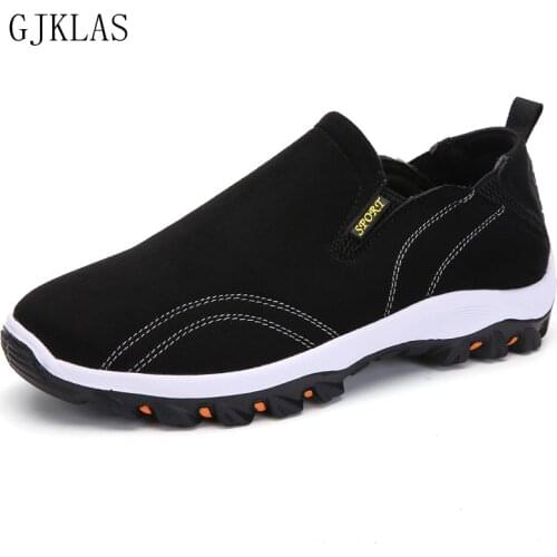 Mens Plus Size Sneakers Shoes 47 48 Loafer Men Slip on Non Slip Sneakers Without Laces Suede Comfort Shoes Mens Chunky Shoes