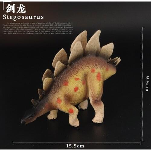 Prehistoric Jurassic Dinosaurs World Stegosaurus Big Size Animals Model Action Figures PVC High Quality Toy For Kids Gift