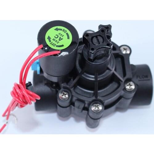 1-1/4" 1-1/2" Water Irrigation Solenoid Valve With Flow Regulation 220VAC 24VDC 24VAC DC Latching For Agricultural Irrigation