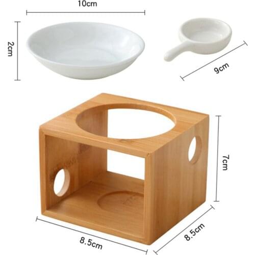 Oil Burner Wax Melt Burner Ceramic Aroma Oil Warmer Furnace Room Meditation