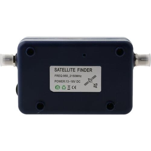 Satellite Finder Signal Strength Meter Satfinder with Compass for Network DirecTV Sky Dish Freesat