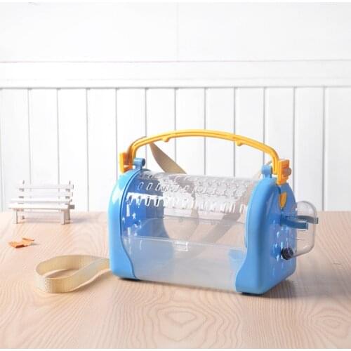 Hamster carrying cage, portable carrying case, ventilation belt, skylight carrying case, large space travel carrying backpack