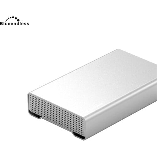 Blueendless Full Metal Hdd Enclosure 3.5 Inch External USB 3.0 Cover Case Hard Drive Cases Aluminum Sata Hard Disc Laptop Caddys