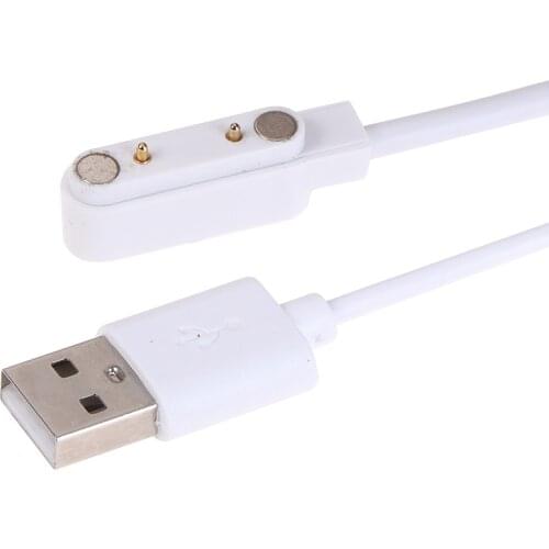 2pin 7.62mm Smart Watch Cable Wristbands Magnet Charging Line Cable Magnetic Suction Charge Emergency Backup Charger