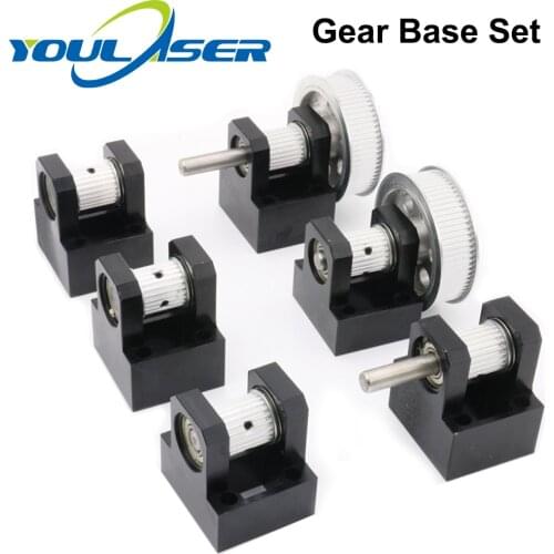 LC Gear Base Set Machine Mechanical Parts for Laser Engraving Cutting Machine