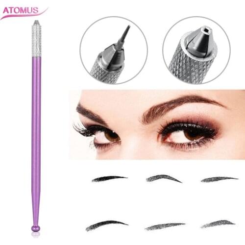 New Liner Microblading 3D Pen Machine Caneta Tebori Classic Manual Eyebrow Tattoo Gun For Permanent Makeup Eye Brow Lip