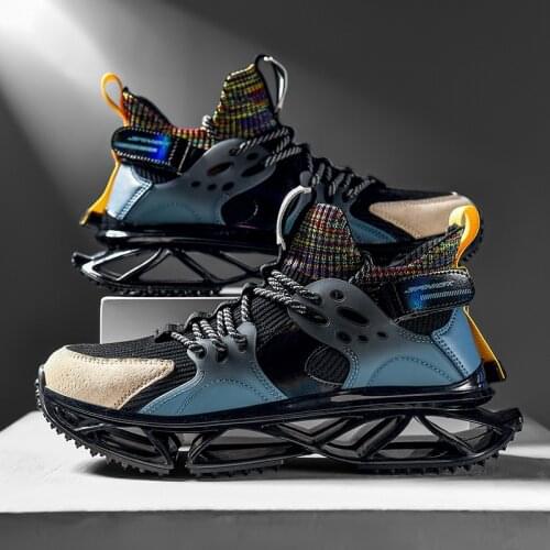 New Designer Mens Shoes Blade Running Shoes for Men High quality Anti skid Damping Breathable Sneakers Man Trend Sport Shoes