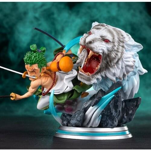 One Piece Roronoa Zoro Three Thousand World Battle Form Statue Toys PVC Action Figure Desk Collectible Toy Birthday Gift