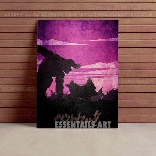 Berserk GUTS Fight Anime Manga Canvas Wall Art Poster Painting Bedroom Study Living Room Decoration Print Picture Home Decor
