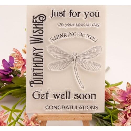 ZFPARTY Just for you Transparent Clear Silicone Stamp/Seal for DIY scrapbooking/photo album Decorative card making