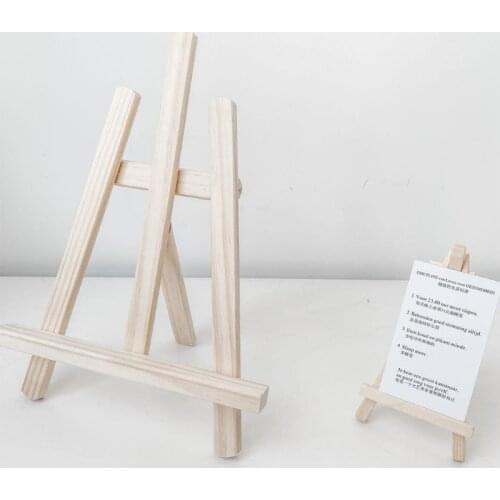 M5TD Foldable Desktop Wooden Holder For iPad Mobile Phone Tablet PC Book Holder Mini Easel Holder