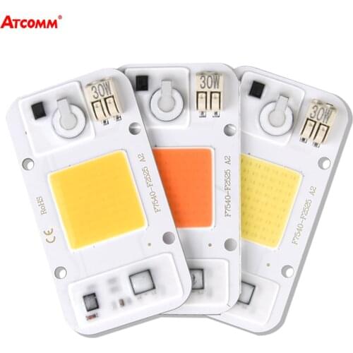 LED Chip Matrix AC 220V High Power 20W 30W 50W COB Chip LED Lamp No Need Driver for Flood Light Spotlight Outdoor DIY Lighting