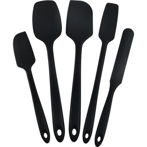 Delicate Spatula Set Flexibility BPA-free Non-stick Food Grade Material Cooking Baking Mixing Rubber Spatula Set for Home