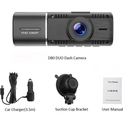 High Definition 1.5 Inch Screen Driving Recorder Gravity Sensor Automatic Video Recording Multi-function Driving Recorder