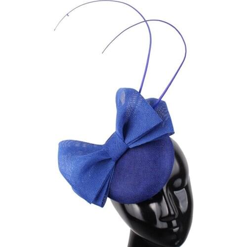 Women Wedding Headwear New Style Fashion Chic Fascinator Hats Headbands Elegant With Bow Hair Accessories Girls Birthday Hats