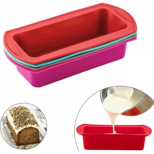 1PC Silicone Cake Mold for Baking Sponge Chiffon Mousse Kitchen Cake Mold Pan Muffin Chocolate Pizza Baking Tray Mould