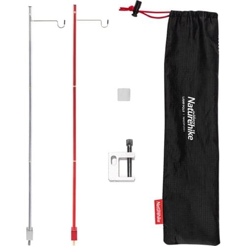 2020 Portable Camping Table Folding Lamp Pole Outdoor Travel Lamp Stand Light Lamp Lantern For Picnic Hiking Backpacking