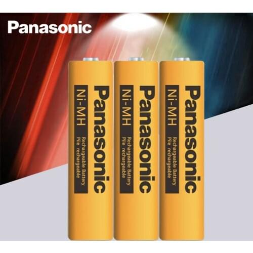 3pc Original Panasonic AAA 1.2V 630mAh Rechargeable NiHM Battery Charging times or 1200 times