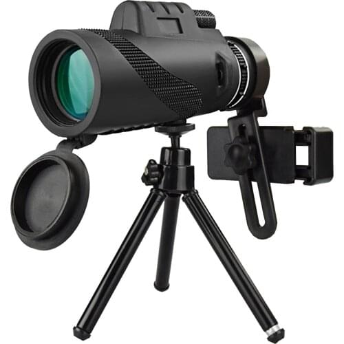 40×60 Monocular High Power High Definition Telescope Compact Monocular for Bird Watching Hunting Camping Travelling Sport Match