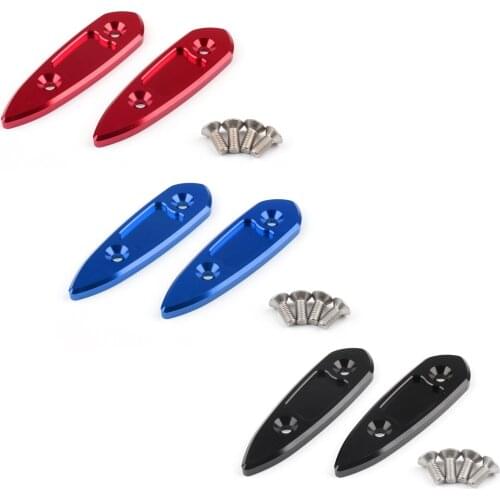 Areyourshop for Yamaha YZF R3 2015-2016 YZF R25 2013-2015 Mirror Hole Cap Covers CNC Aluminum Motorcycle Covers