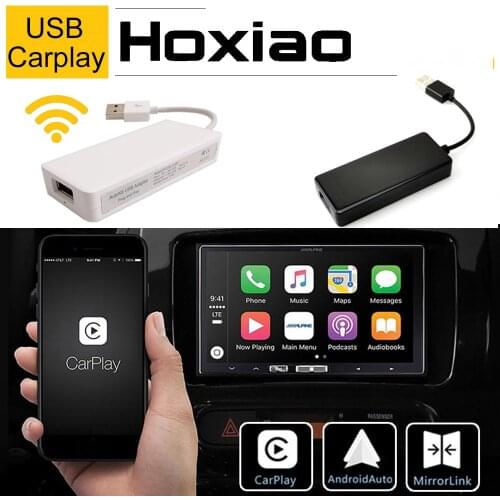 Hoxiao Apple USB Link CarPlay Dongle for Android Car Navigation Radio Player IOS Apple Phone Auto USB Smart Link Black White