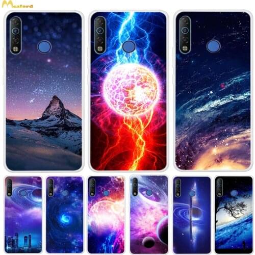 Camon12 Air Case Star Space Silicone Phone Cover For TECNO Camon 12 Pro Spark 6 Go Smart 5 Spark6 Air Case Etui Clear TPU Bumper