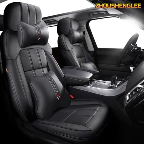 Custom Leather car seat cover For Renault Kadjar Koleos Megane II Laguna Latitude Fluence Scenic Captur Talisman cover