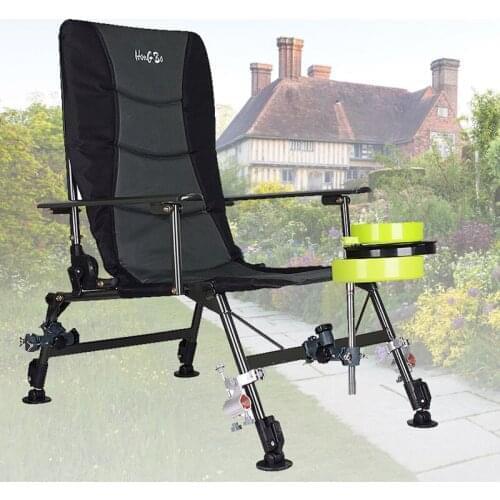 Multifunctional Korea-style Folding Deck Chair Outdoor Fishing Raft Fishing Chair Fishing Gear Supplies Fishing Chair