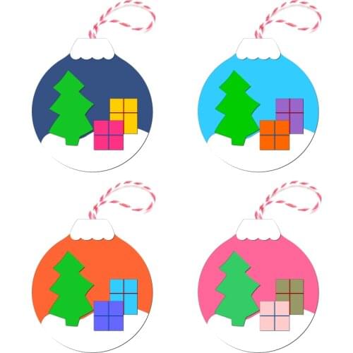 New Christmas ornaments Wooden die Scrapbooking C-795 Cutting Dies Multiple sizes