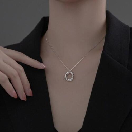 Silver Heart Necklaces 925 Sterling Silver Pendants Necklaces with Fashion Style