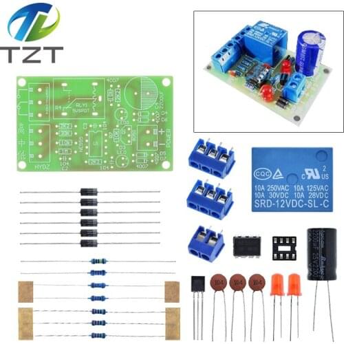 NE555 Water Level Switch Controller Kit Water Level Sensor Automatic Pumping Module DIY Student Electronic Principles Training