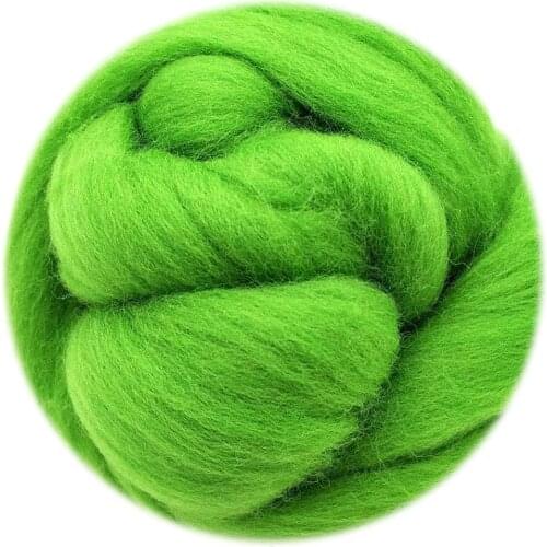 Feltsky 100g Felting Wool (70s 19um Grade) Needle Felting Diy Wool for Needle Felting Kit by Plastic Bag (N0.33)