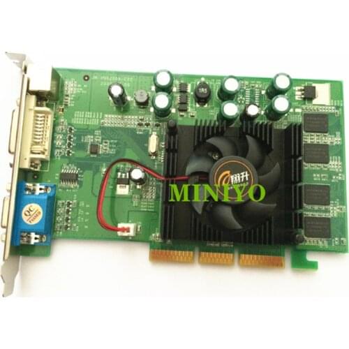 High Quality for GeForce 6200 512M 128MB DDR2 AGP 4X 8X VGA+S-VIDEO+DVI Video Graphic Card