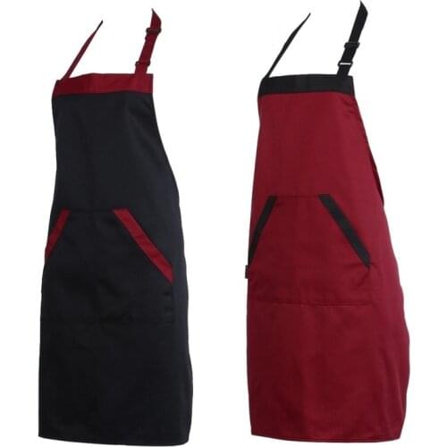 1PC Kitchen Apron Barista Bartender Chef BBQ Hairdressing Cooking Apron Catering Uniform Anti-Dirty Overalls Kitchen Accessories