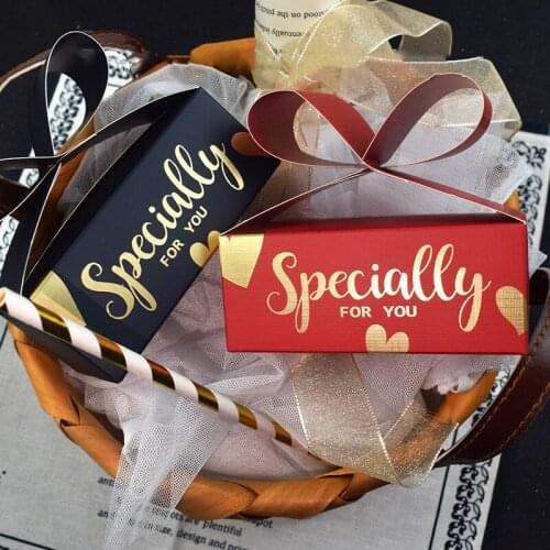10Pcs Bow Paper Box As Soap Cookie Candy Little Gift Packaging Christmas Wedding Favors cookies Decoration candy gift bag