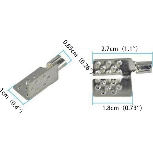 20pcs Heat High Quality Electric Floor Heating Film Clips Accessories Connection Clamps