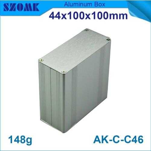 4pcs/lot 44(H)x100(W)x100(L) mm top selling aluminium distribution box enclosure powder coating case housing for electronic