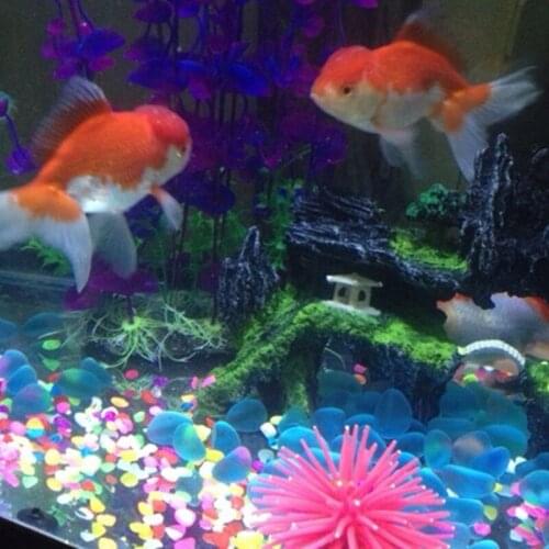 500g/pack Glass Gems Frosted Glass Stones Landscaping Fish Glass Stones Glass Beads DIY Aquarium Fish Tank Decoration Ornament